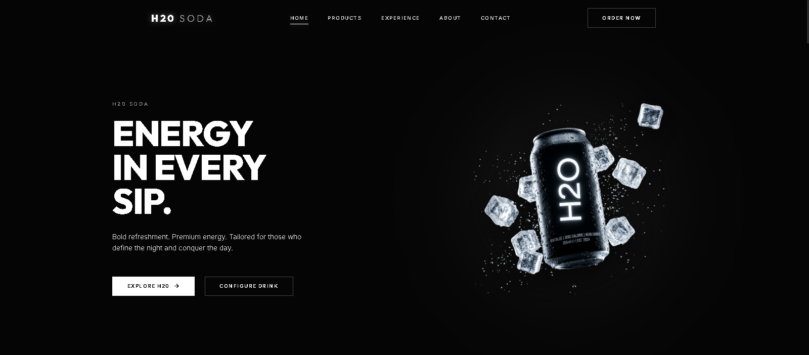 Premium Soda Bar Website thumbnail