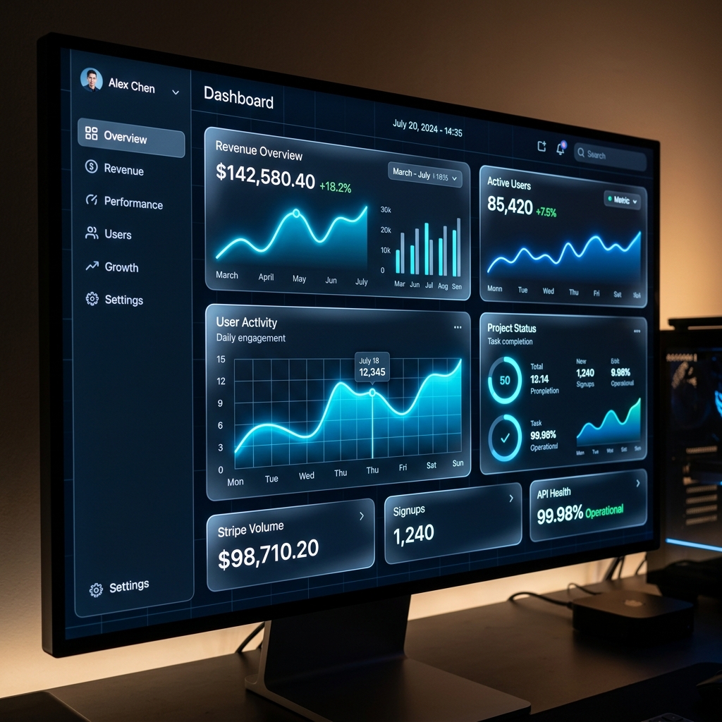 Sleek Dashboard UI